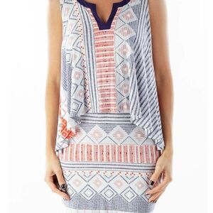 Anthropologie Maeve Davina Dress Sleeveless Indie vibrant Jersey Size XS